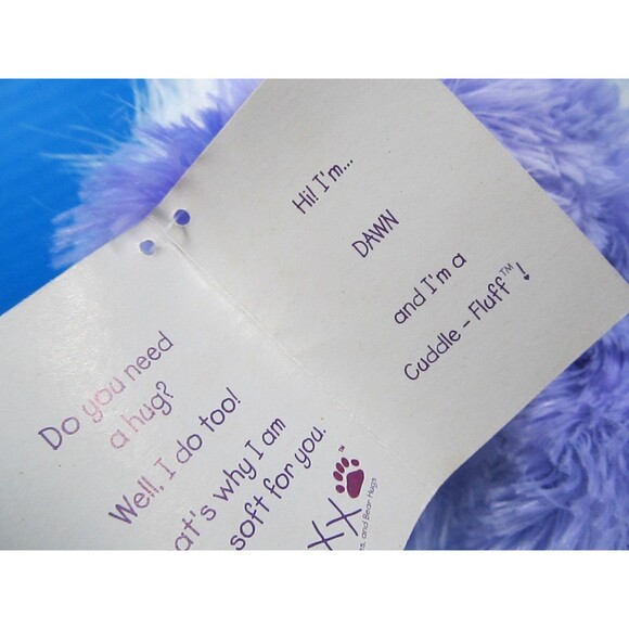 Boyds Bears & Friends Lilac Purple Unicorn Bean Bottom Plush 1998-2003 - Picture 4 of 11